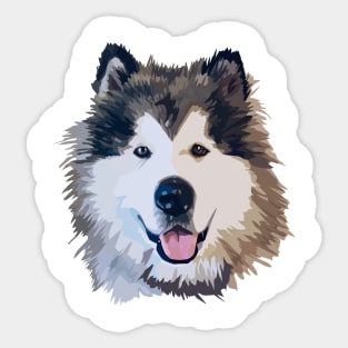 Alaskan Dog Sticker